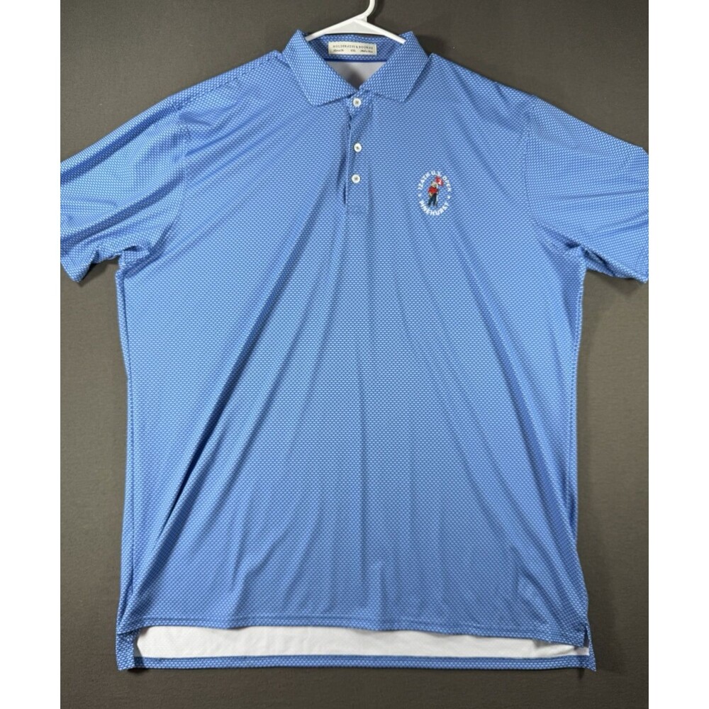 Holderness & Bourne Polo Shirt Mens XXL Blue Pinehurst US Open Golf The Edwards